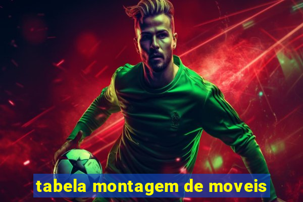 tabela montagem de moveis